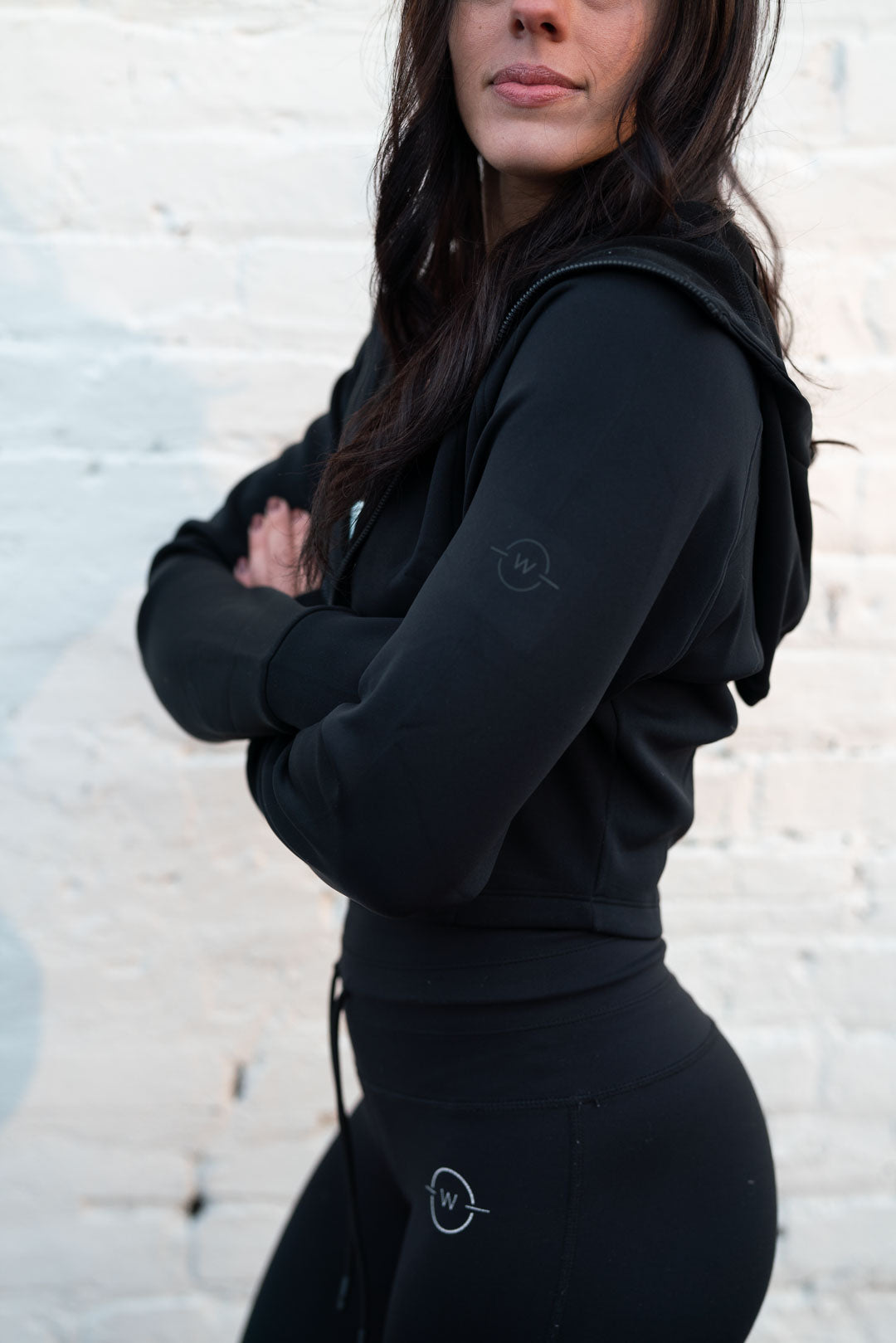 Highline Cropped Zip-Up